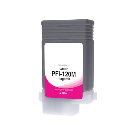 Cig WF Non-OEM New Magenta Wide Format Ink Cartridge for Canon PFI-120 WCPFI120M